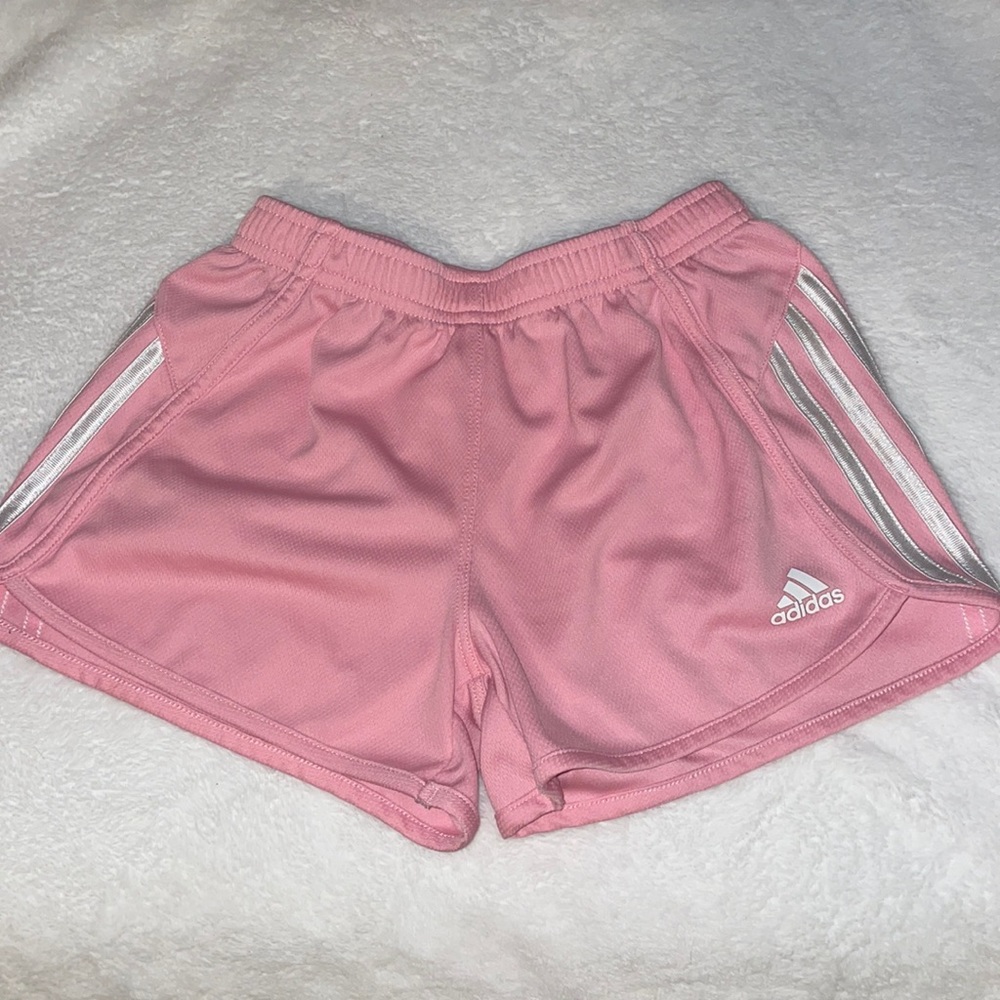 Pink Adidas Athletic Shorts